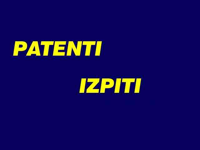 Izdajanje patentov ter licenc.....